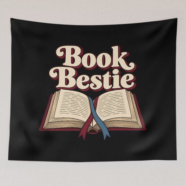 Item preview, Book Bestie Reader Bookworm Club Vintage designed and sold by Photo-Sphere101.