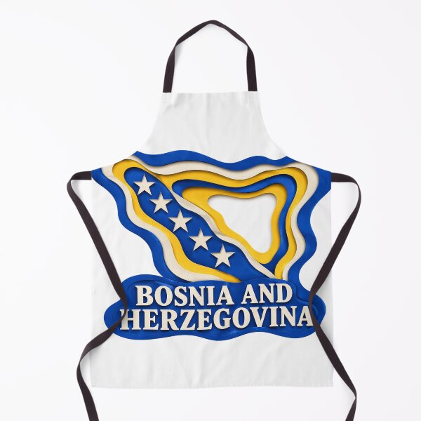Item preview, Bosnia And Herzegovina Layered Triangle Relief designed and sold by aihrgdesign.
