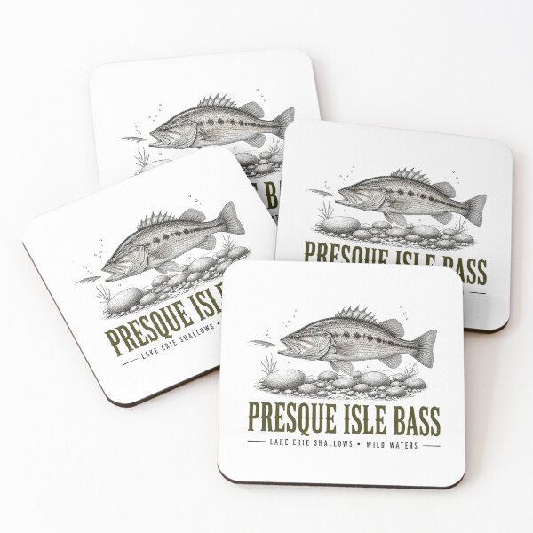Item preview, Vintage Presque Isle Bass Lake Erie Graphic designed and sold by NobleCast .