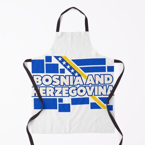 Item preview, Bosnia And Herzegovina Modular Blue Gold Grid designed and sold by aihrgdesign.
