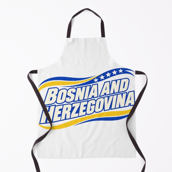 Item preview, Bosnia And Herzegovina Kinetic Blue Gold Arc designed and sold by aihrgdesign.