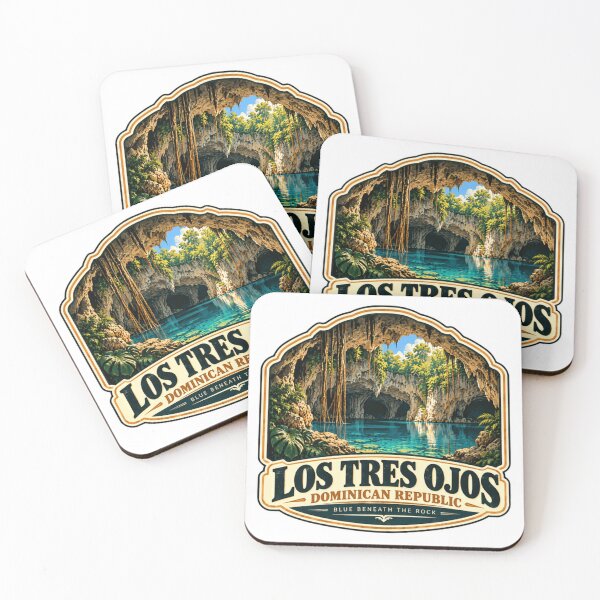 Item preview, Los Tres Ojos Dominican Republic Blue Beneath The Rock Travel Tourist Souvenir Natural Wonder designed and sold by ManilStuck237.