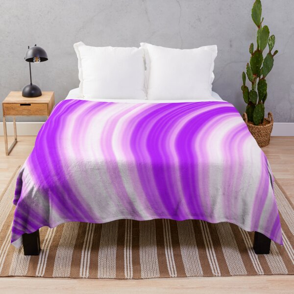 Item preview, Violet and Cream Swirling Stripes designed and sold by patternsoup.