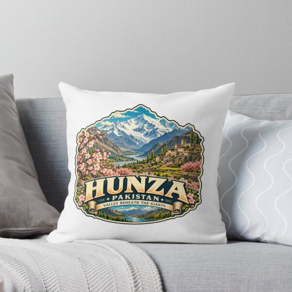 Item preview, Hunza Pakistan Valley Beneath The Giants Travel Explorer Mountain Souvenir designed and sold by ManilStuck237.