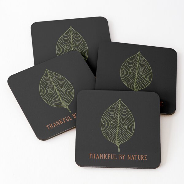 Item preview, Thankful In Silence Leaf Nature Meditation designed and sold by KristenosNehk.