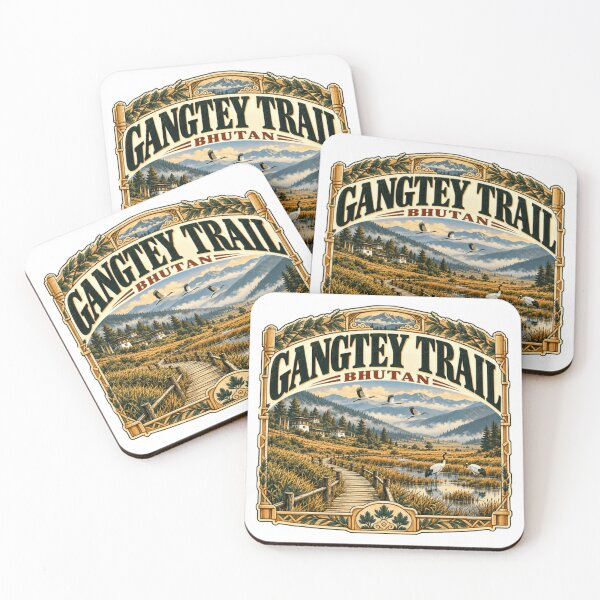 Item preview, Gangtey Trail Bhutan Hiking Trekking Travel Souvenir designed and sold by ManilStuck237.