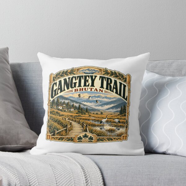 Item preview, Gangtey Trail Bhutan Hiking Trekking Travel Souvenir designed and sold by ManilStuck237.