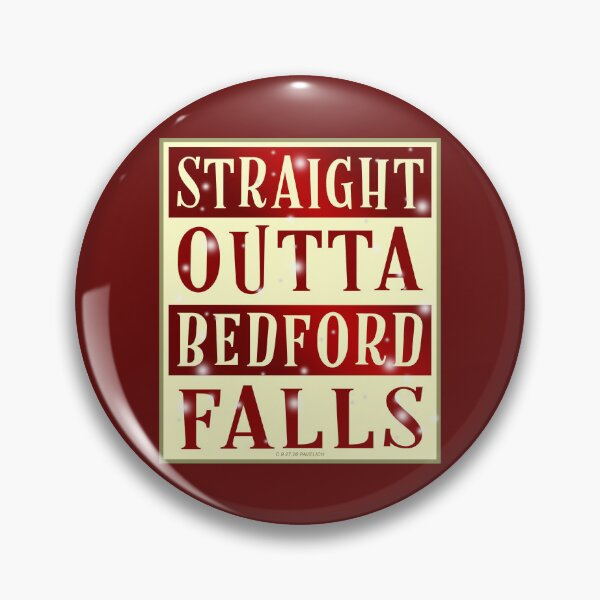 Item preview, Straight Outta Bedford Falls Red designed and sold by Normbot2000.