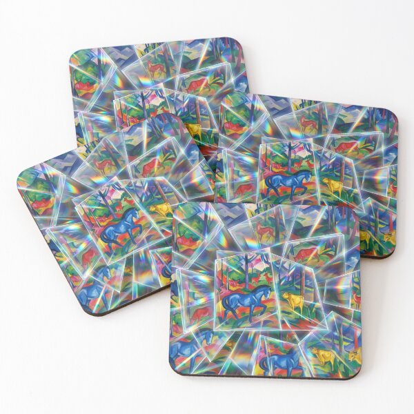 Item preview, Franz Marc Broken Glass Paintings designed and sold by Tridentulus.