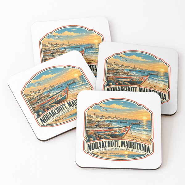 Item preview, Nouakchott Mauritania Boats Between Sand And Sea Travel Destination Souvenir designed and sold by AncientClouds25.
