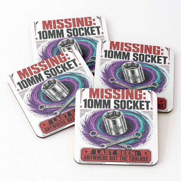 Item preview, Missing 10mm Socket Have You Seen Me - Funny Mechanic Garage Tool Humor designed and sold by SwushosShirtz.