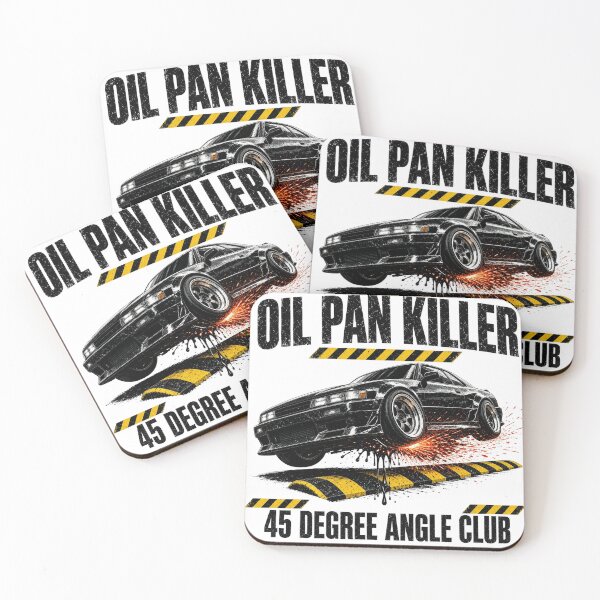 Item preview, Speed Bump Survivor Oil Pan Killer - Static Slammed 90s Coupe Scraping Sparks designed and sold by SwushosShirtz.