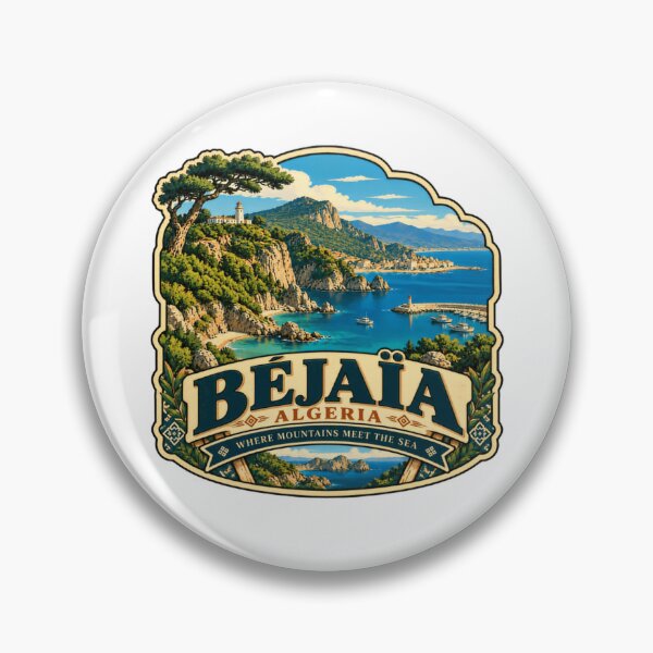 Artikelvorschau, Bejaia, Algerien – Wo Berge auf Meer treffen – Reiseziel – Souvenir entworfen und verkauft von ManilStuck237.