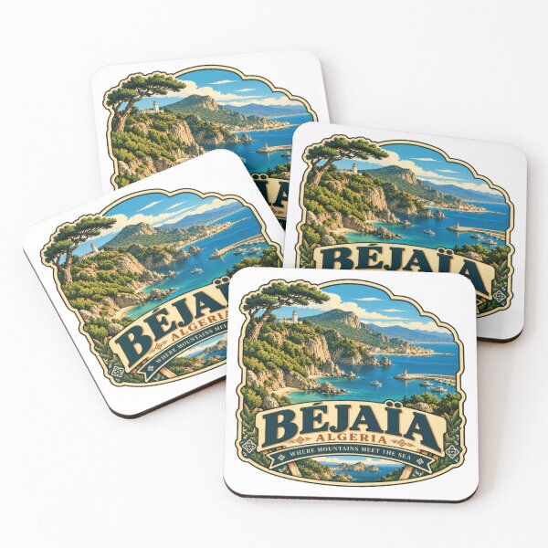 Item preview, Bejaia Algeria Where Mountains Meet The Sea Travel Destination Souvenir designed and sold by ManilStuck237.
