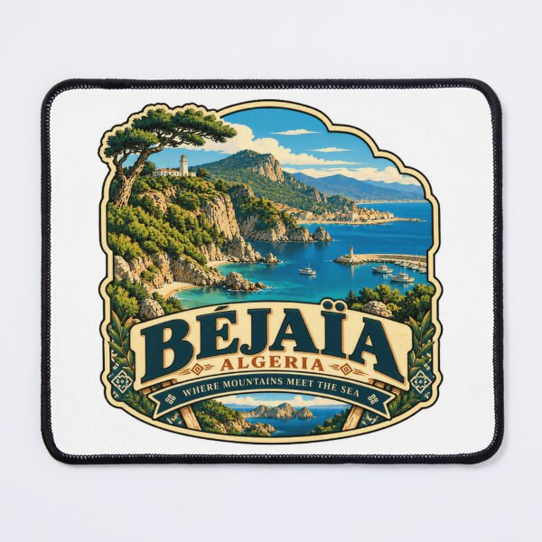 Item preview, Bejaia Algeria Where Mountains Meet The Sea Travel Destination Souvenir designed and sold by ManilStuck237.