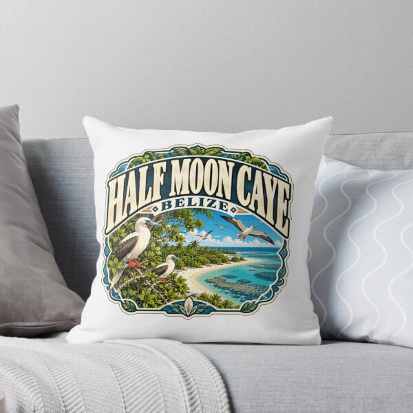 Item preview, Half Moon Caye Belize Island Travel Destination Vacation Souvenir designed and sold by NightGlyph.