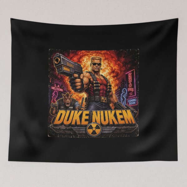 Item preview, Duke Nukem Classic 90s Retro Gaming designed and sold by FreakLab Studio.