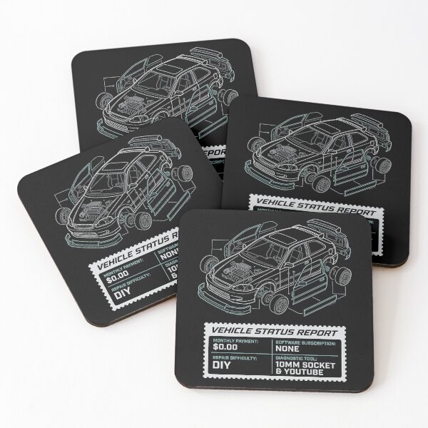 Item preview, Paid For & Easy To Repair – Y2K Tuner Status Report designed and sold by Automotive Art by Greg.