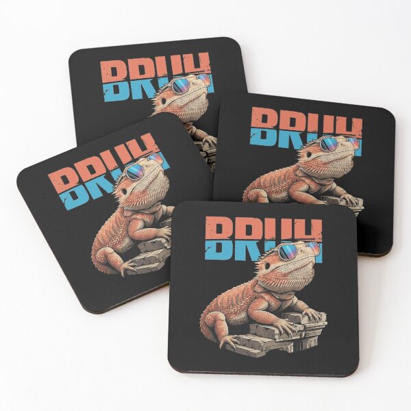 Item preview, Chill Bearded Dragon Cool Sunglasses Retro Reptile Pet Design designed and sold by Ostericaimusa.