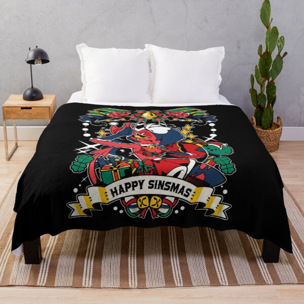 Item preview, Happy Sinmas Christmas Devil Holiday Cartoon designed and sold by amit-nyb.