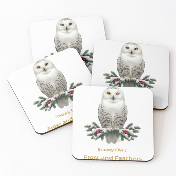 Item preview,  Snowy Owl Christmas - Frost and Feathers designed and sold by VEXA88.