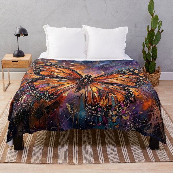 Item preview, Abstract Expressionist Monarch Butterfly designed and sold by JonelleTshirts.