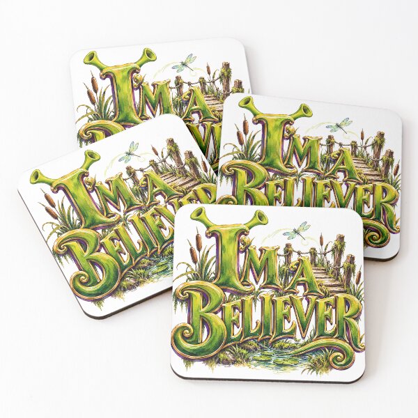 Item preview, SHREK the Musical - I'M A BELIEVER designed and sold by Lyric Vault - Rock on.