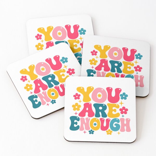Item preview, You Are Enough Self Love Mental Health Positive Affirmation designed and sold by HumansStuck12.