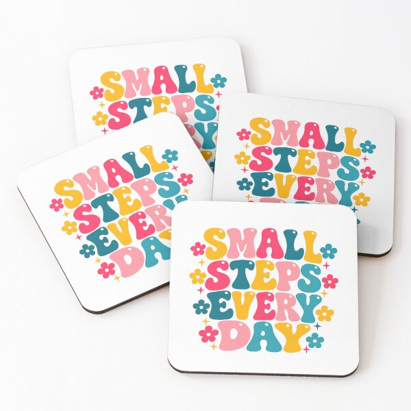Item preview, Small Steps Every Day Motivational Daily Progress Inspiration designed and sold by SkeletonsDanger.