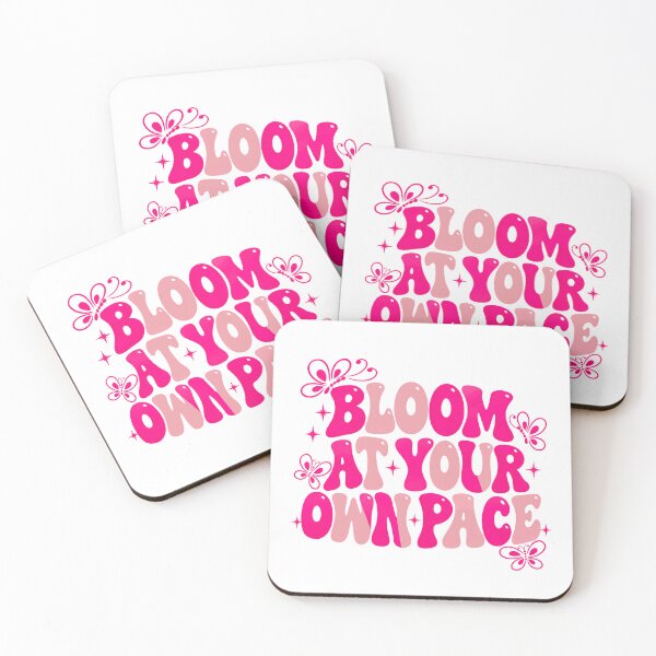 Item preview, Bloom At Your Own Pace Personal Growth Motivation Inspiration Self Love designed and sold by SkeletonsDanger.