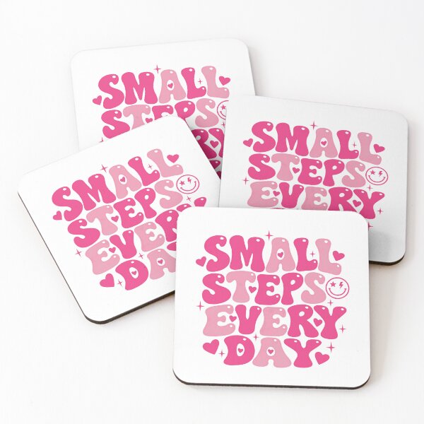 Item preview, Small Steps Every Day Motivation Wellness Personal Growth Mindset designed and sold by SkeletonsDanger.
