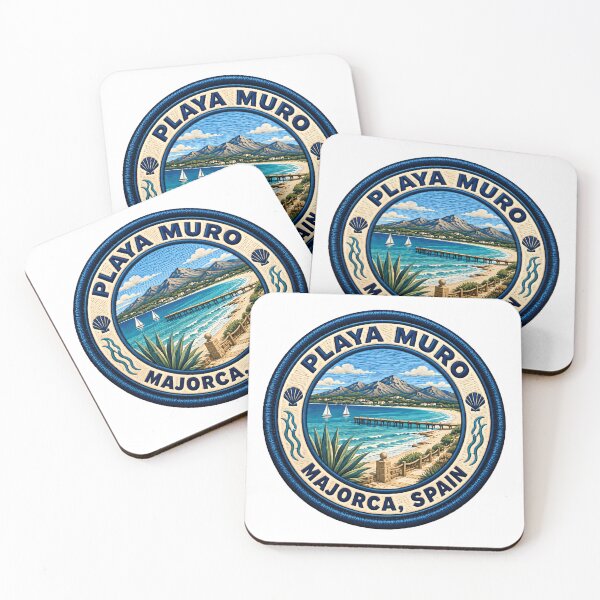 Item preview, Playa Muro Majorca Spain Beach Travel Vacation Souvenir designed and sold by JonesFlora2025.