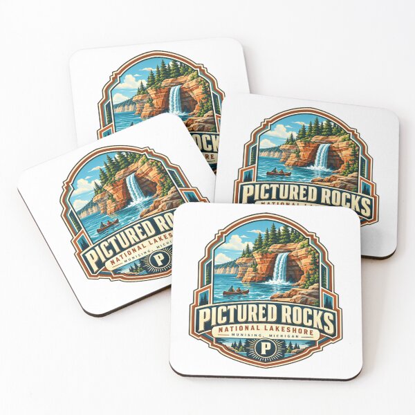 Item preview, Pictured Rocks National Lakeshore Munising Michigan Travel Souvenir Outdoors Enthusiast designed and sold by JonesFlora2025.
