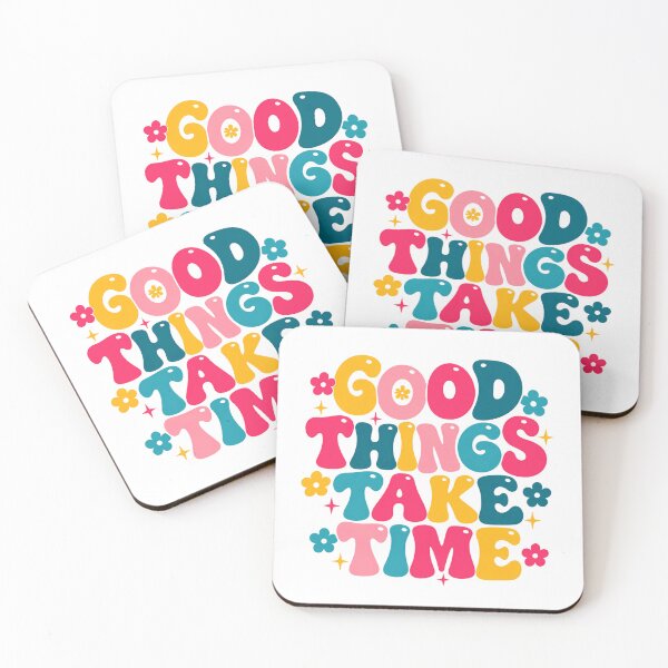 Item preview, Good Things Take Time Motivational Quote Positive Affirmation Self Care designed and sold by HumansStuck12.