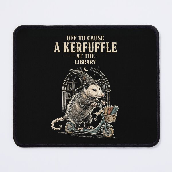 Item preview, Off to Cause a Kerfuffle at the Library Witch Opossum designed and sold by Zizo-DR44.