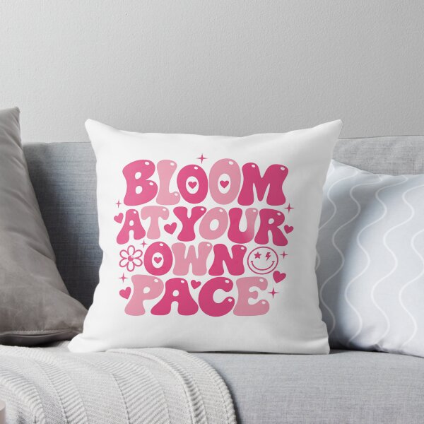 Item preview, Bloom At Your Own Pace Motivational Self Love Quote designed and sold by SkeletonsDanger.