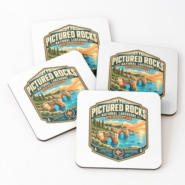 Item preview, Pictured Rocks National Lakeshore Michigan Travel Souvenir Outdoor Adventure designed and sold by JonesFlora2025.