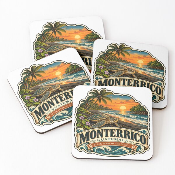 Item preview, Monterrico Guatemala Black Sands Of The Pacific Sea Turtle Beach Travel Vacation designed and sold by Simsimah26Parks.