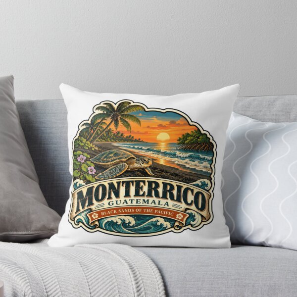 Item preview, Monterrico Guatemala Black Sands Of The Pacific Sea Turtle Beach Travel Vacation designed and sold by Simsimah26Parks.