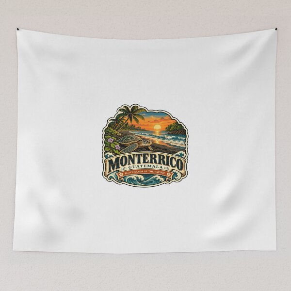Item preview, Monterrico Guatemala Black Sands Of The Pacific Sea Turtle Beach Travel Vacation designed and sold by Simsimah26Parks.