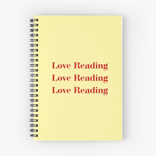Item preview, (Red) Love Reading Minimal Typographic Book Design designed and sold by r-wan-design.