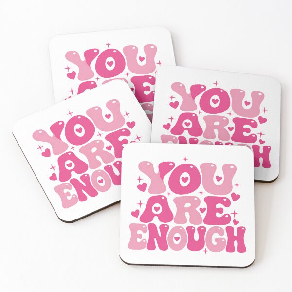 Item preview, You Are Enough Positive Affirmation Self Love Motivation designed and sold by HumansStuck12.
