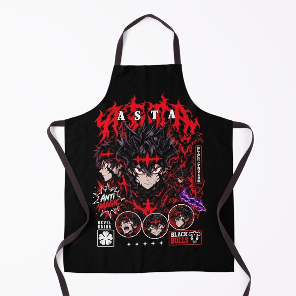 Item preview, Asta Anti Magic Red and Black Collage – Black Clover designed and sold by veyackbird.