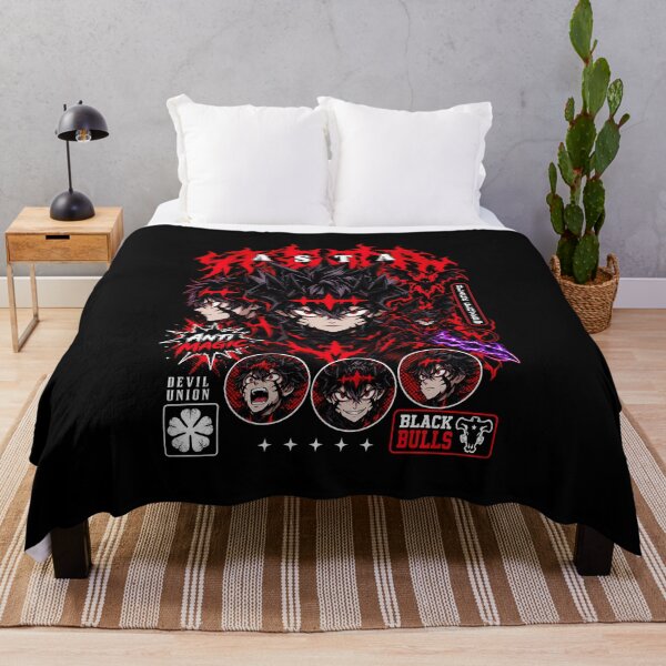 Item preview, Asta Anti Magic Red and Black Collage – Black Clover designed and sold by veyackbird.