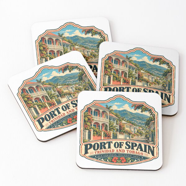 Item preview, Port Of Spain Trinidad And Tobago Old Verandas, Mountain Light Caribbean Travel Island Vacation Souvenir Destination designed and sold by NeedForParks.