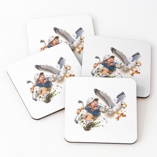 Item preview, Seagull Steals Golf Ball, Golfer Goes Crazy designed and sold by JAR Designs and Development.