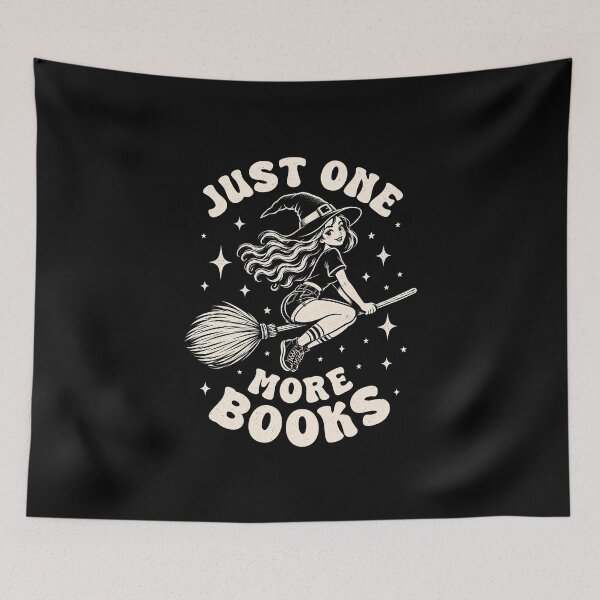 Item preview, Just One More Book Witch – Vintage Book Lover Reading Aesthetic designed and sold by Chonkz.
