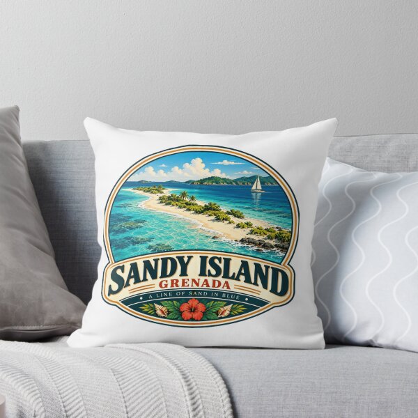 Item preview, Sandy Island Grenada A Line Of Sand In Blue Caribbean Travel Vacation designed and sold by NeedForParks.
