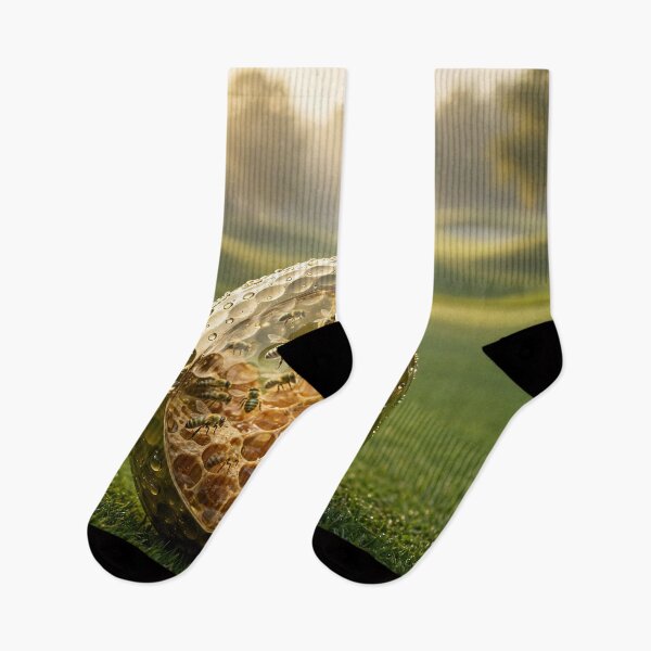 Item preview, Golden Honeycomb Golf – Nature's Sweetest Game designed and sold by DreamyWallVibes.