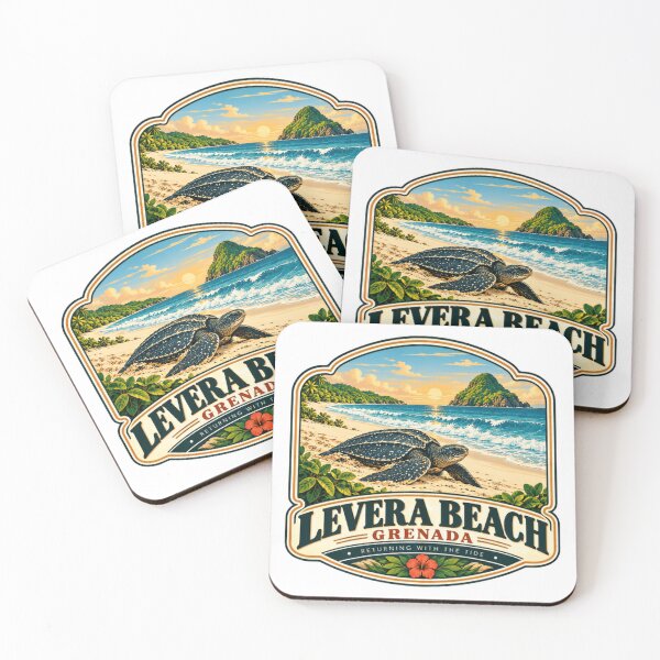 Item preview, Levera Beach Grenada Returning With The Tide Sea Turtle Caribbean Travel Souvenir designed and sold by NeedForParks.
